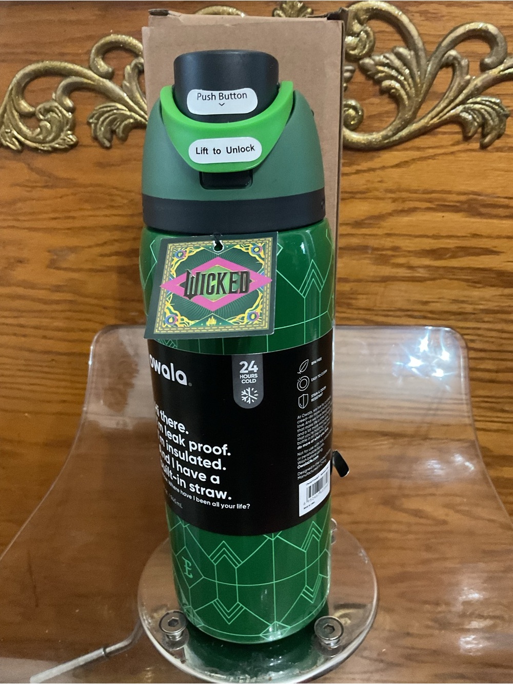 Owala Wicked for Good  Special Elphaba Edition-Green 32oz